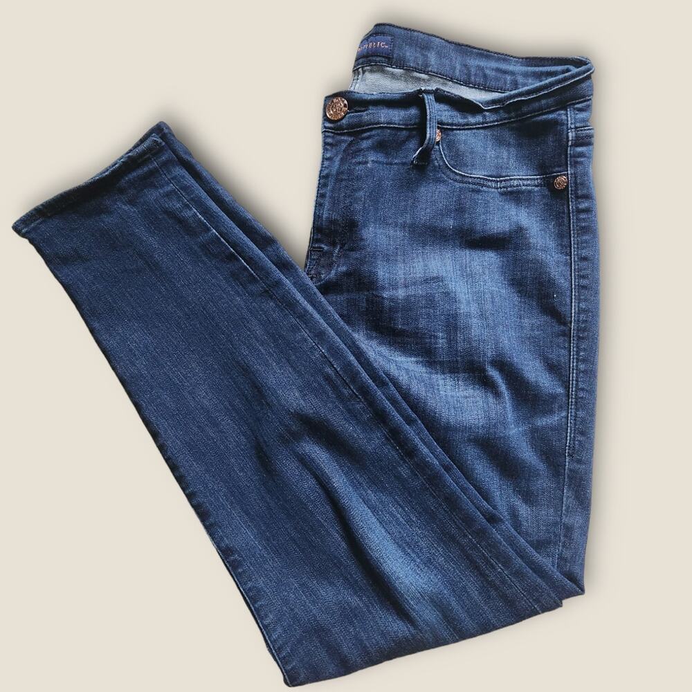 Rock & Republic Women's Straight Skinny Darkwash Jeans Size 16 - Picture 6 of 8